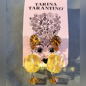 Tarina Tarantino Lucite Drop Earrings
